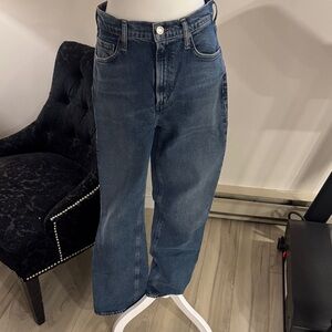 Agolde Men's Straight-Leg Jeans in Washed Blue